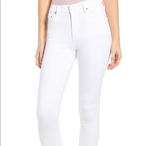 Citizens of Humanity rigid white skinny jeans